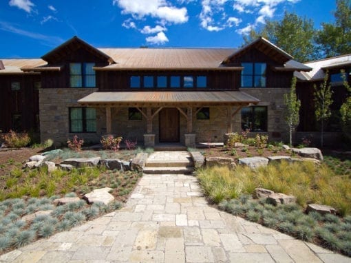 Exterior of home in the mountains