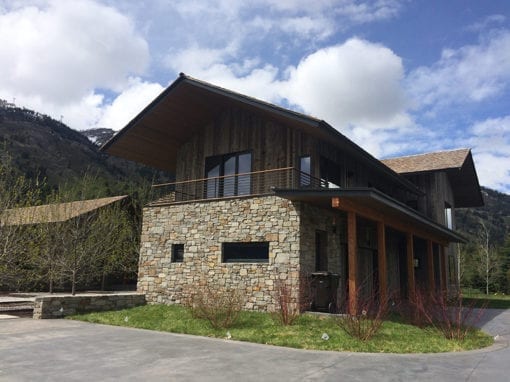 Exterior view of home in the mountains