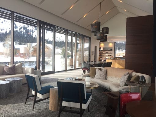Beautiful living room and dining room areas with great natural light